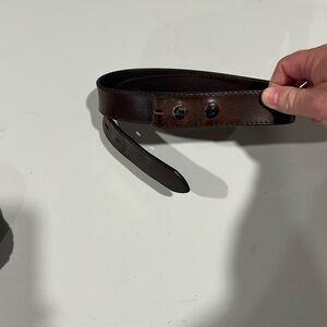 Men's Brown Leather Belt